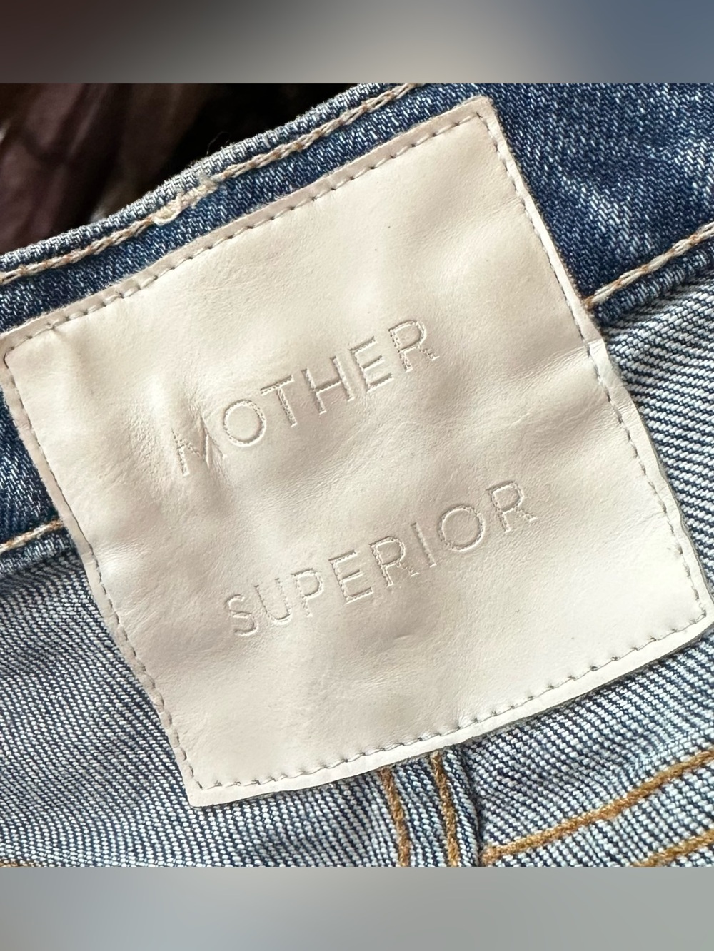 Mother The Tripper Mid Rise Flare Jeans Light Wash Size 28 - Picture 7 of 10